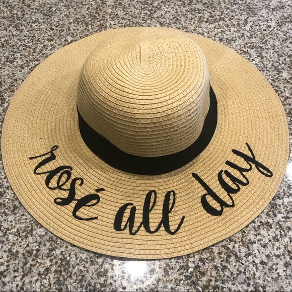 Accessories - Summer Floppy Rosé All Day Hat